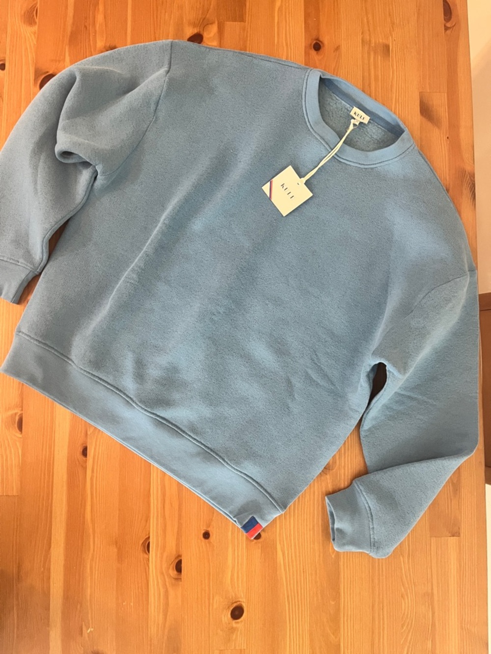 KULE blue XS sponge Sweatshirt
